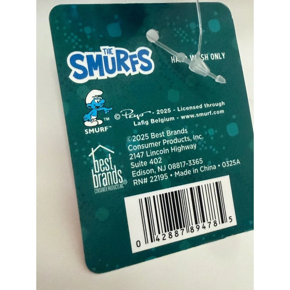 The Smurfs Blue Plastic Ice Cream Scoop Smurfette Hefty Smurf‎ Best Brands NWT